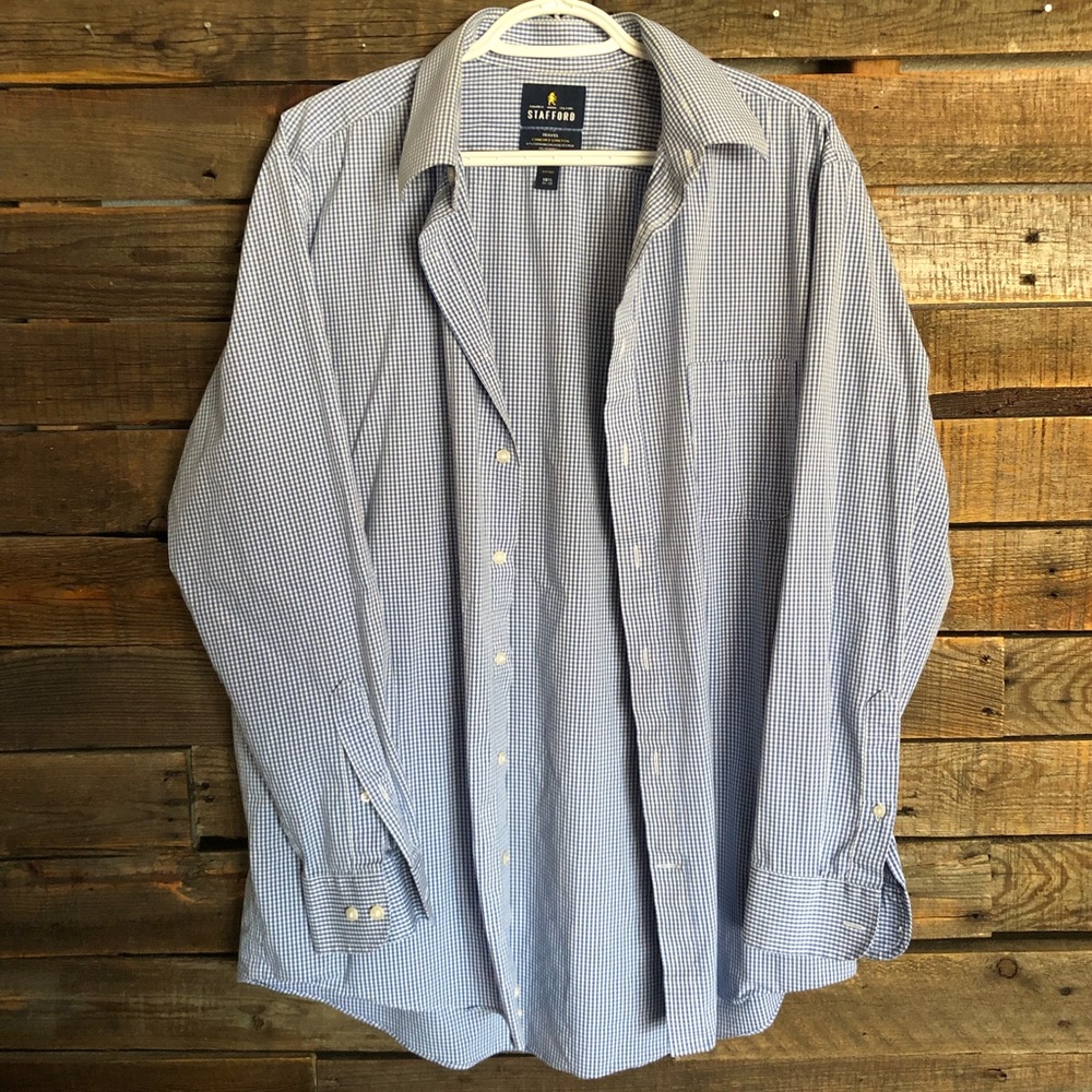Stafford Long Sleeve Button Down Dress Shirt